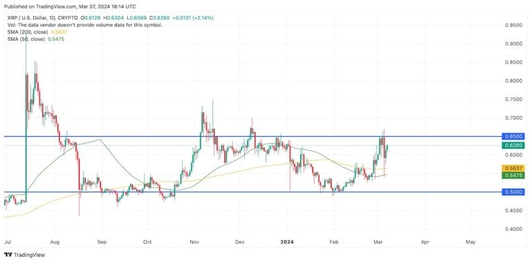 XRP Fiyat Tahmini 2024 2030 Arası