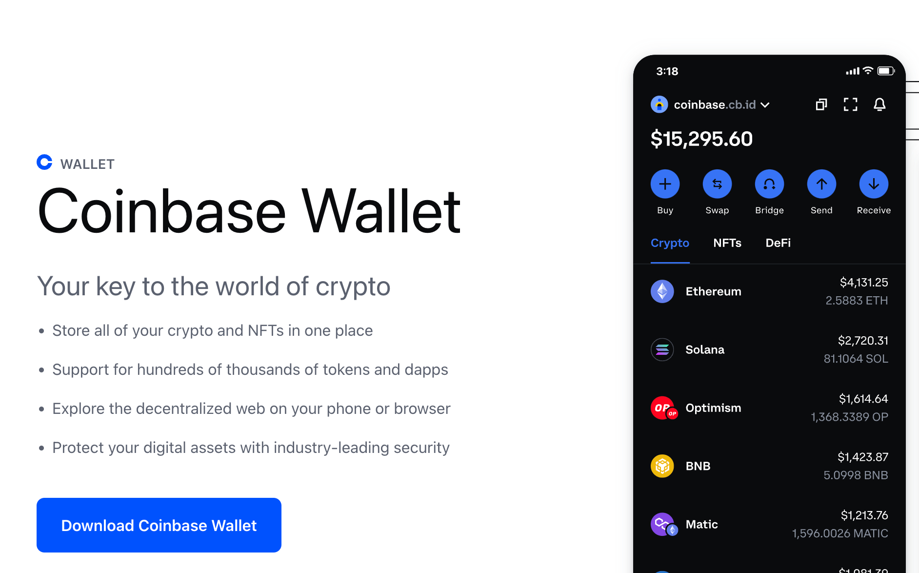 Coinbase Wallet app