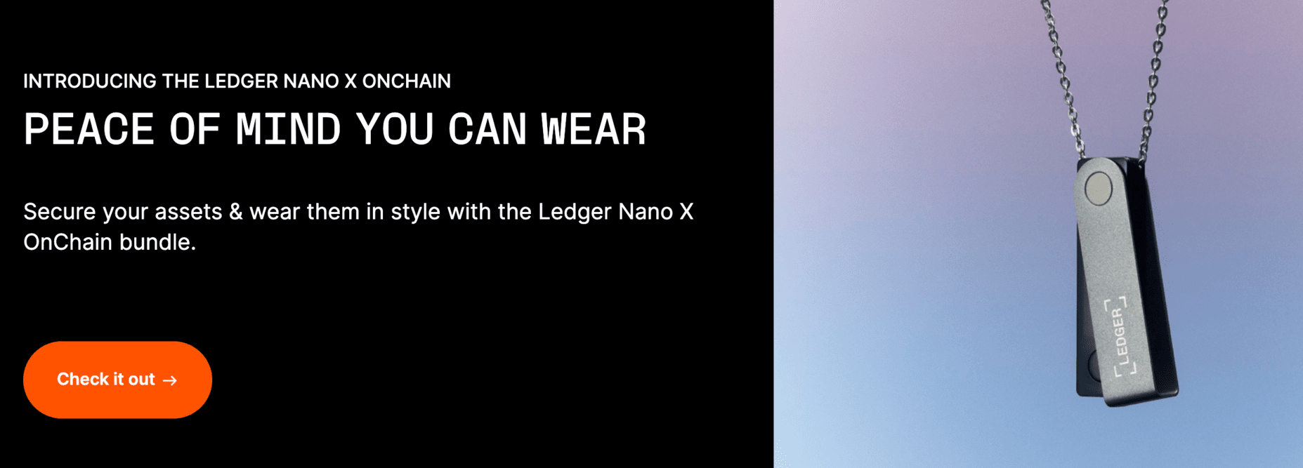 Ledger Nano X device