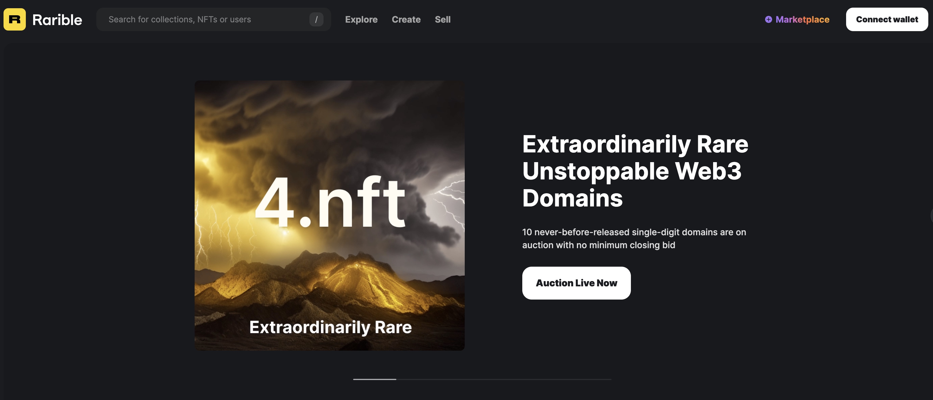 rarible nft markedsplass