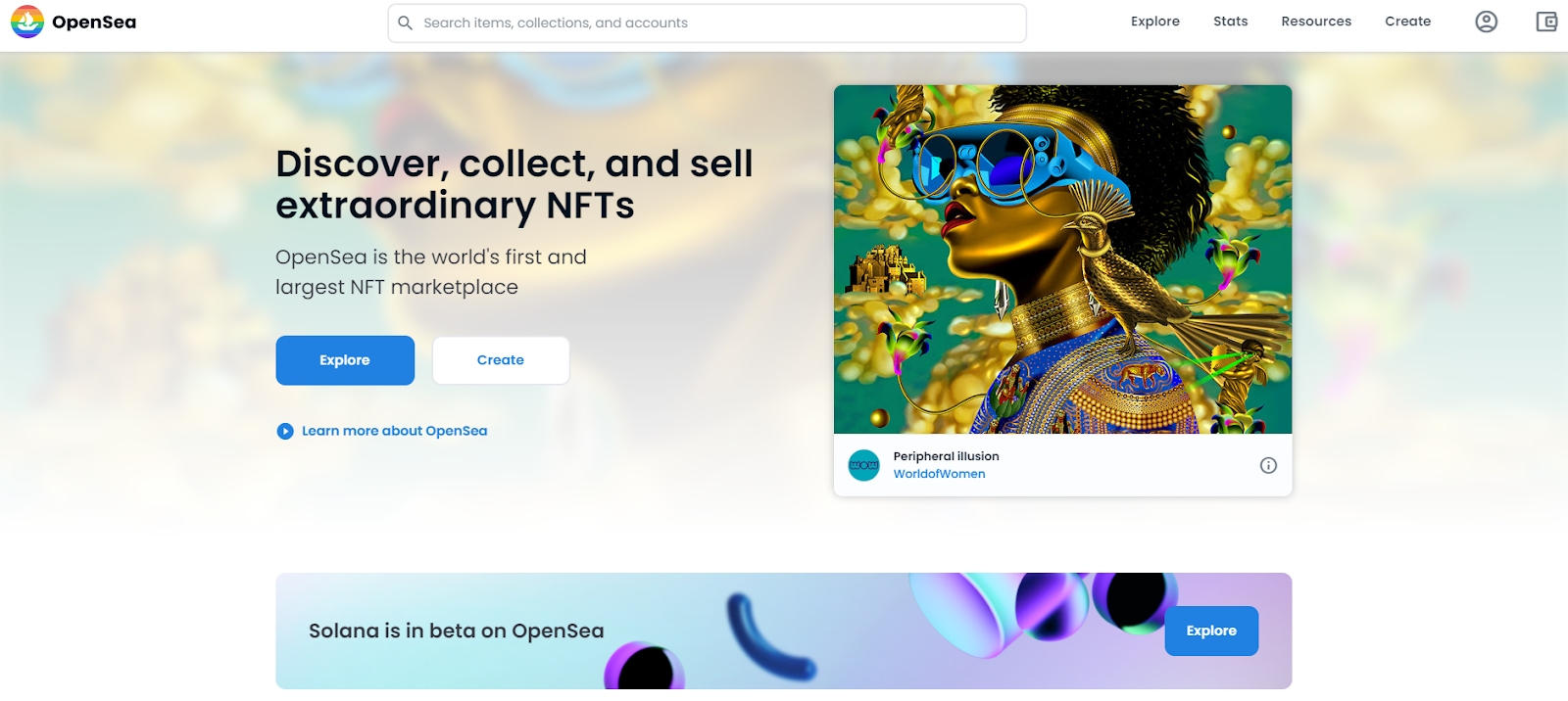 Explore the Vast Ocean of NFTs with OpenSea