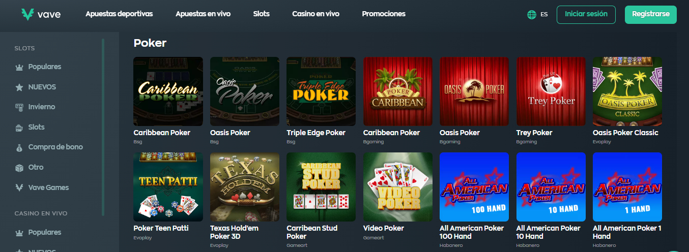 vave bitcoin poker
