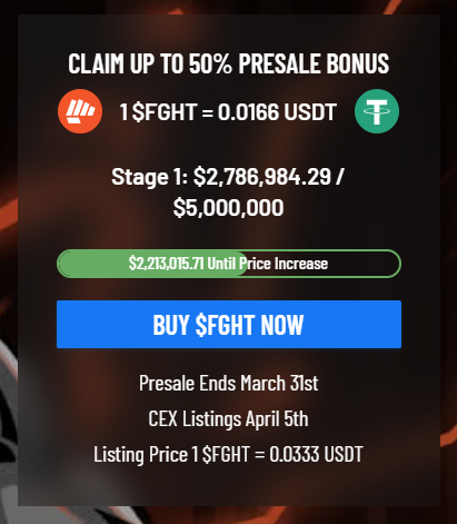Fight Out (FGHT) Presale