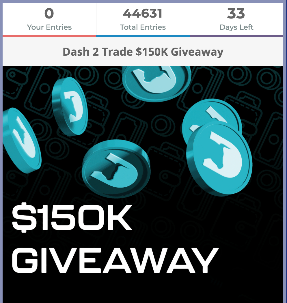 Dash 2 Trade (D2T) - Crypto in lancio IEO legata a una piattaforma di segnali crypto - Giveaway di 150K dollari