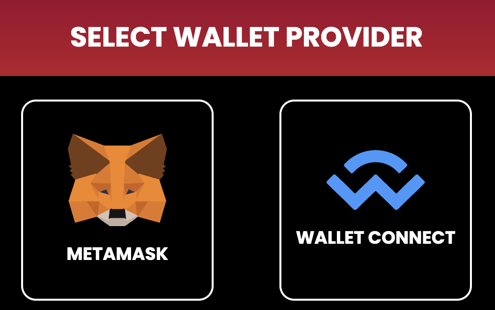 Select crypto wallet