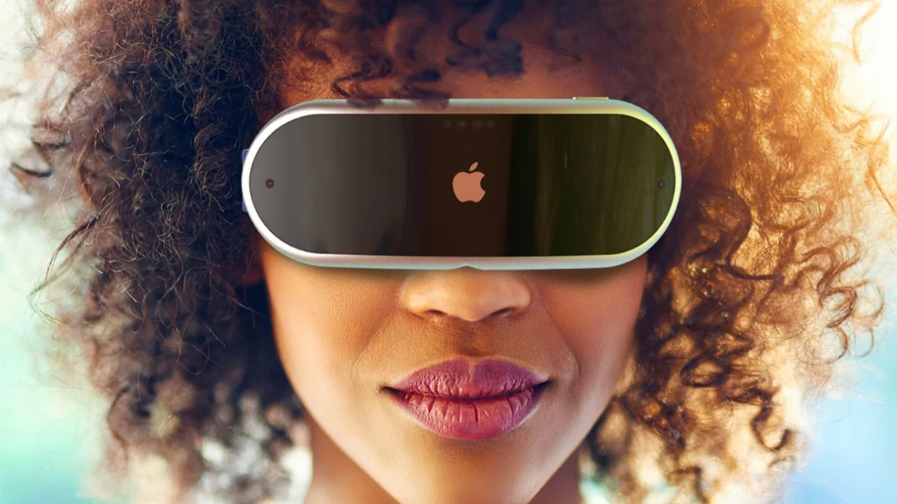 Concept di visore AR VR