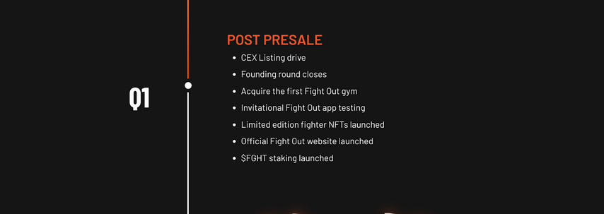 Fight Out Q1 roadmap