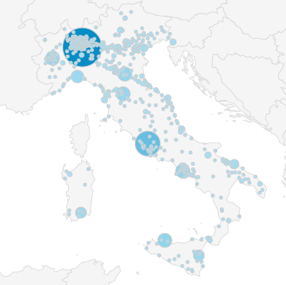 Mappa del traffico sul sito CryptoNews Italia - Fonte:CryptoNews