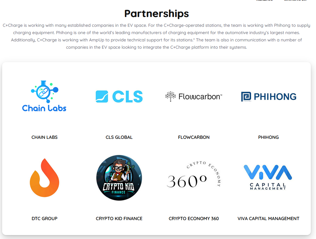 C+Charge (CCHG) Partners