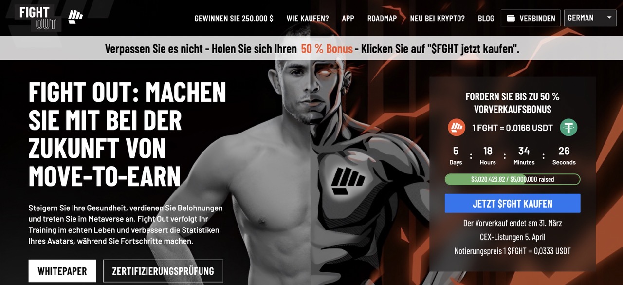 FightOut Startseite