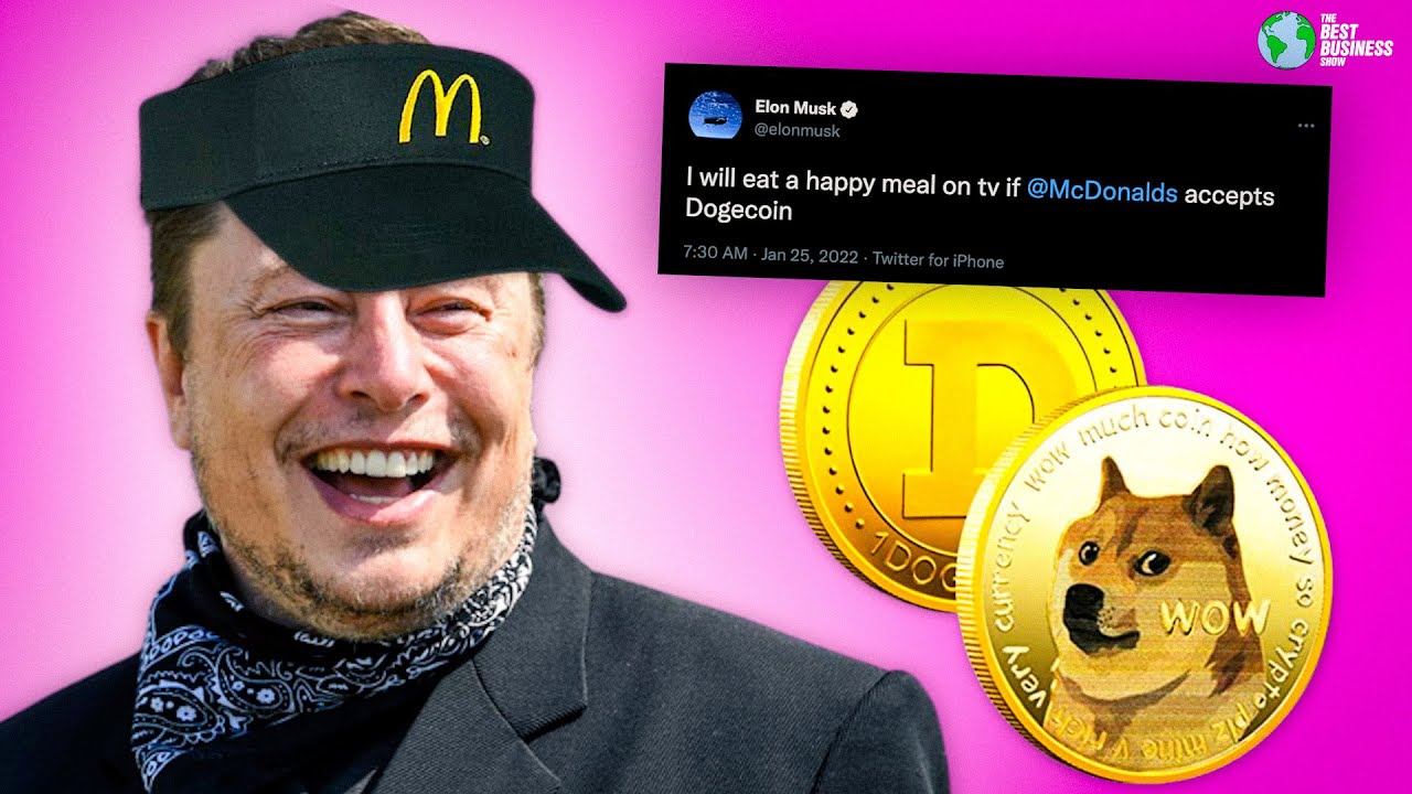 Elon Musk quer que McDonald’s aceite Dogecoins