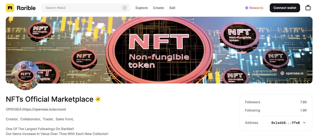 Rarible NFT Marketplace