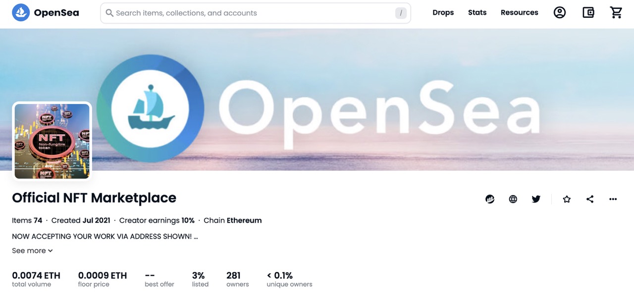 OpenSea NFT Marketplace