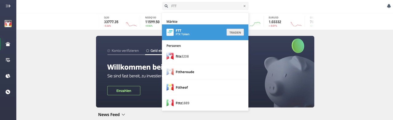 FTT kaufen bei eToro