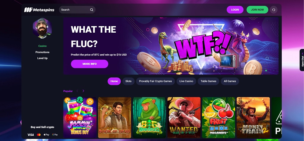 Juegos de casino Metaspins