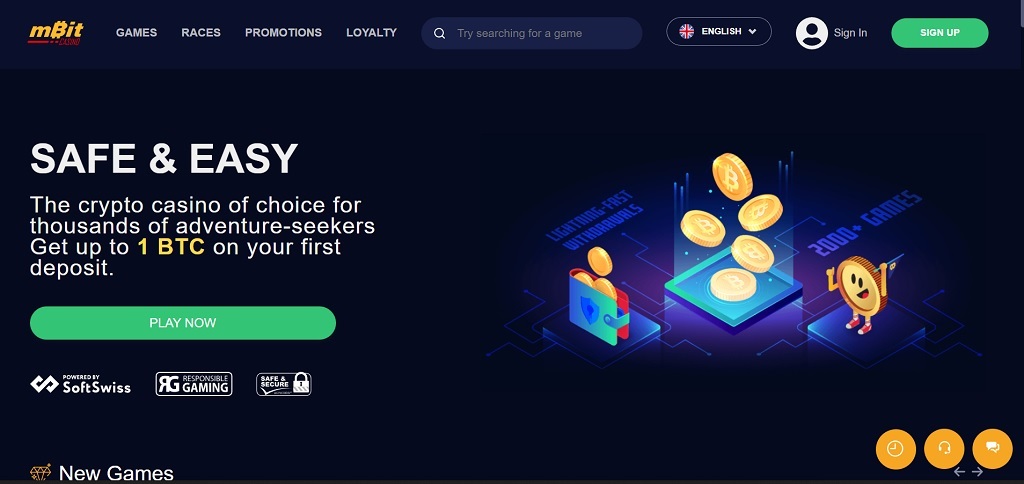 Juegos de casino mBit