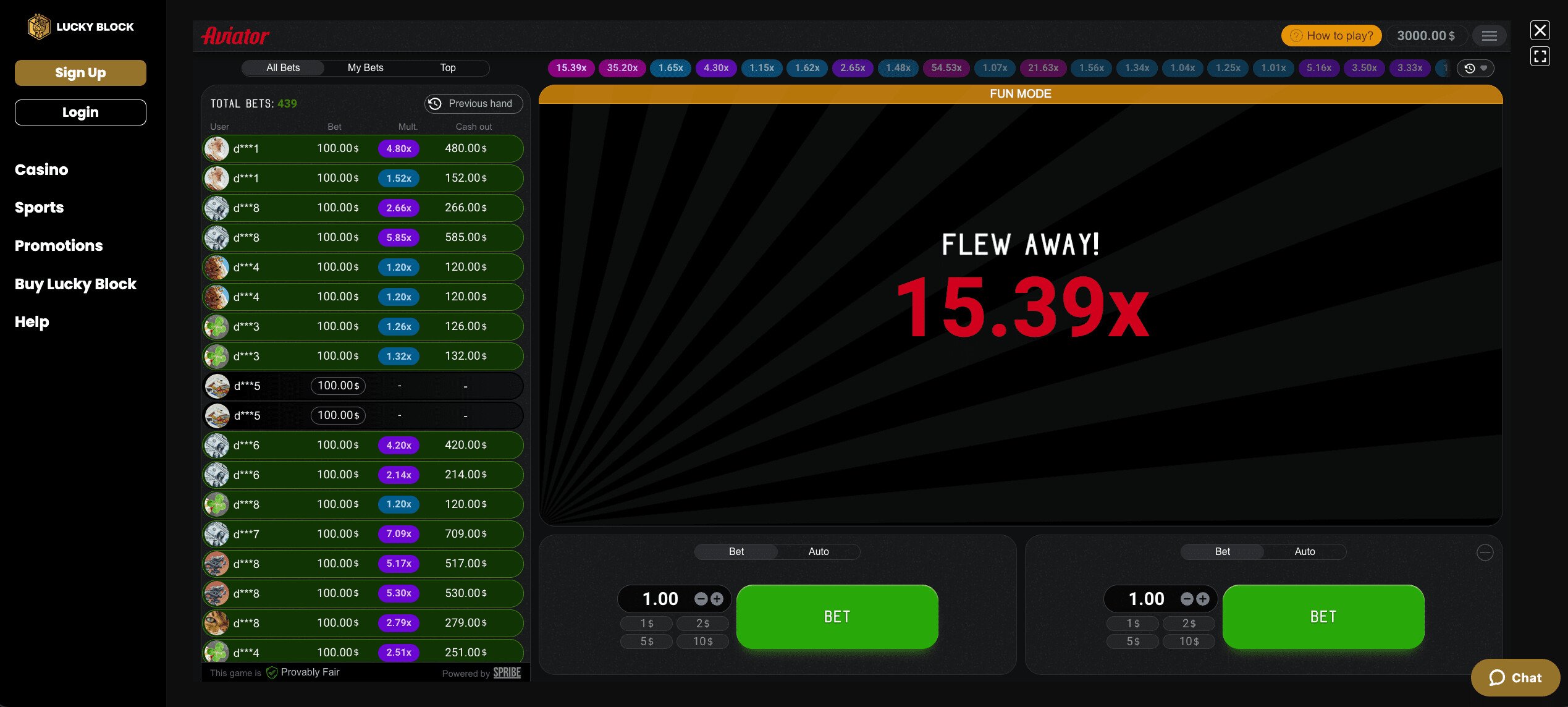juegos de casino aviator