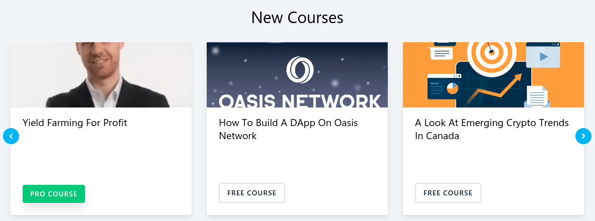 New Courses On Blockgeeks