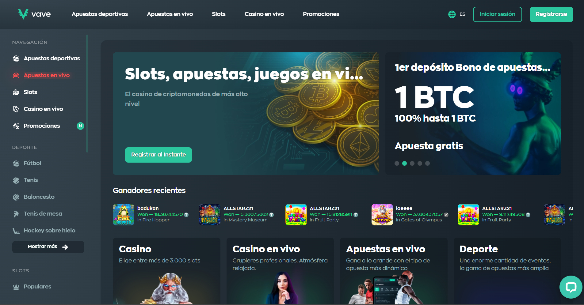 casino app Vave