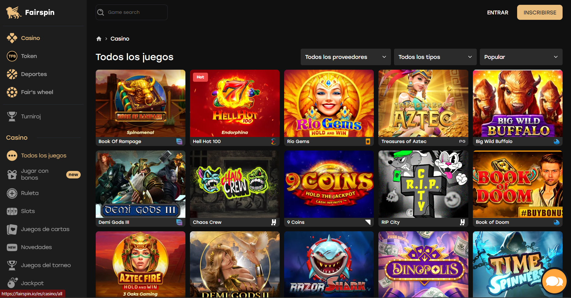 Dogecoin casino fairspin
