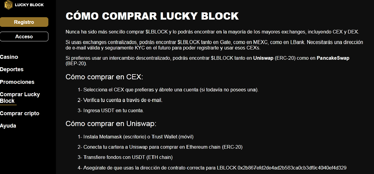 casino en vivo Lucky Block