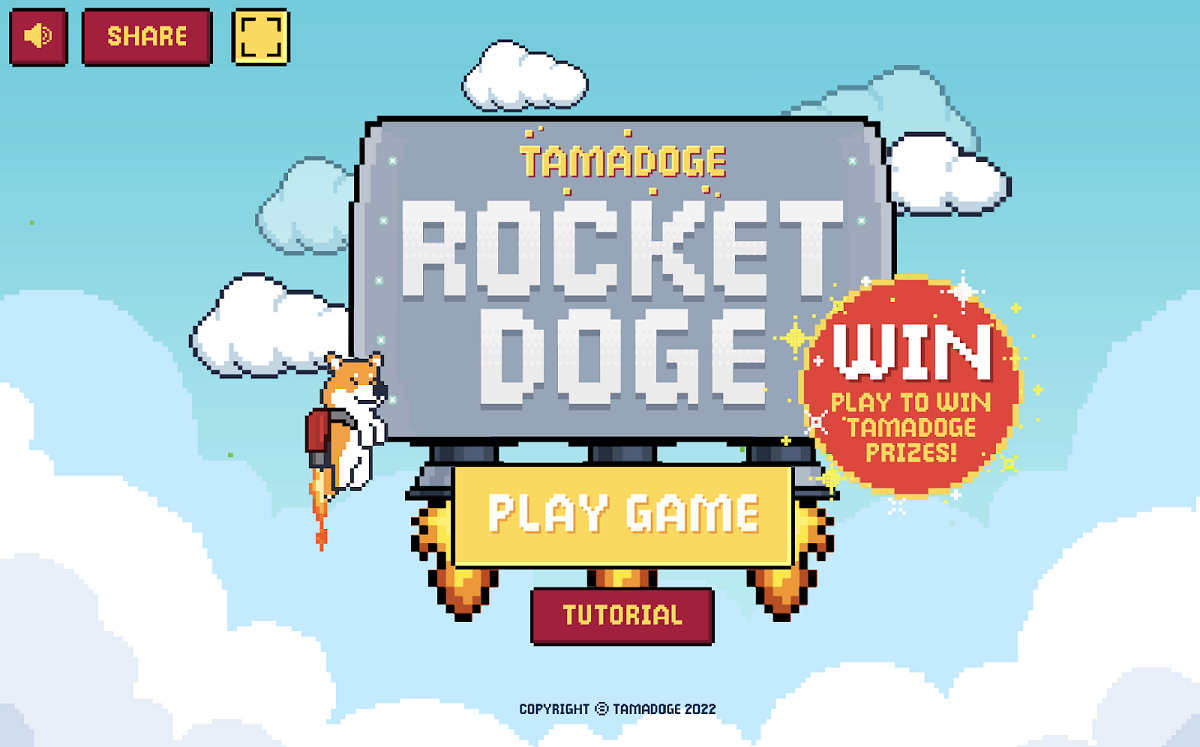 Tamadoge lanza un nuevo juego arcade Rocket Doge