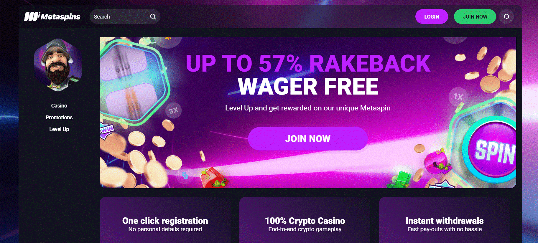 Crash casino Metaspins