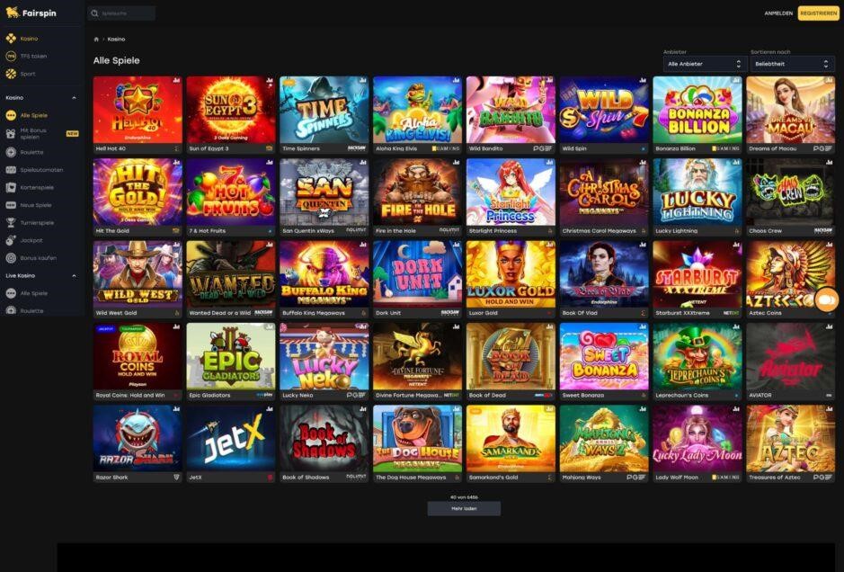 Crash casino Fairspin