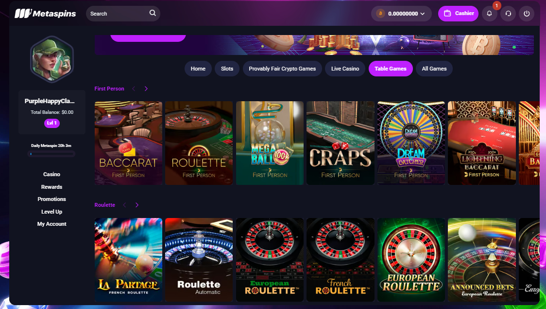 metaspins casino review