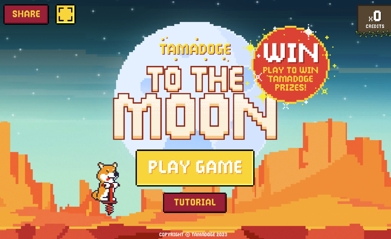 Tamadoge запускает To The Moon – третью игру в своей P2E-экосистеме