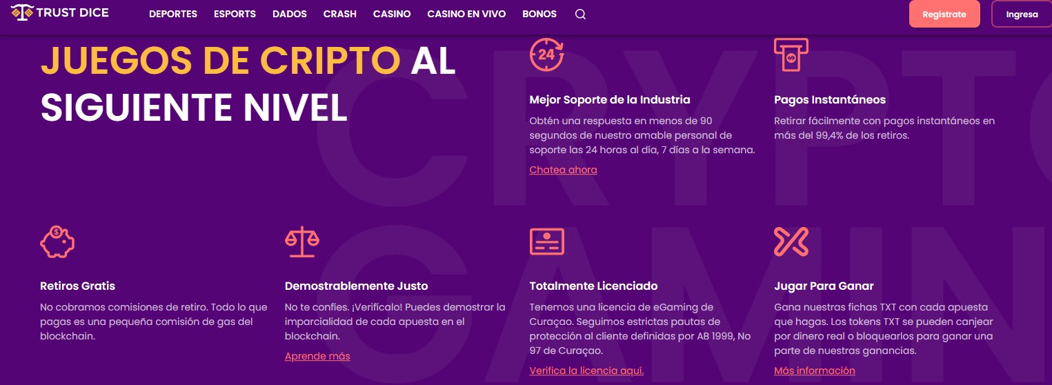 bitcoin gratis TrustDice