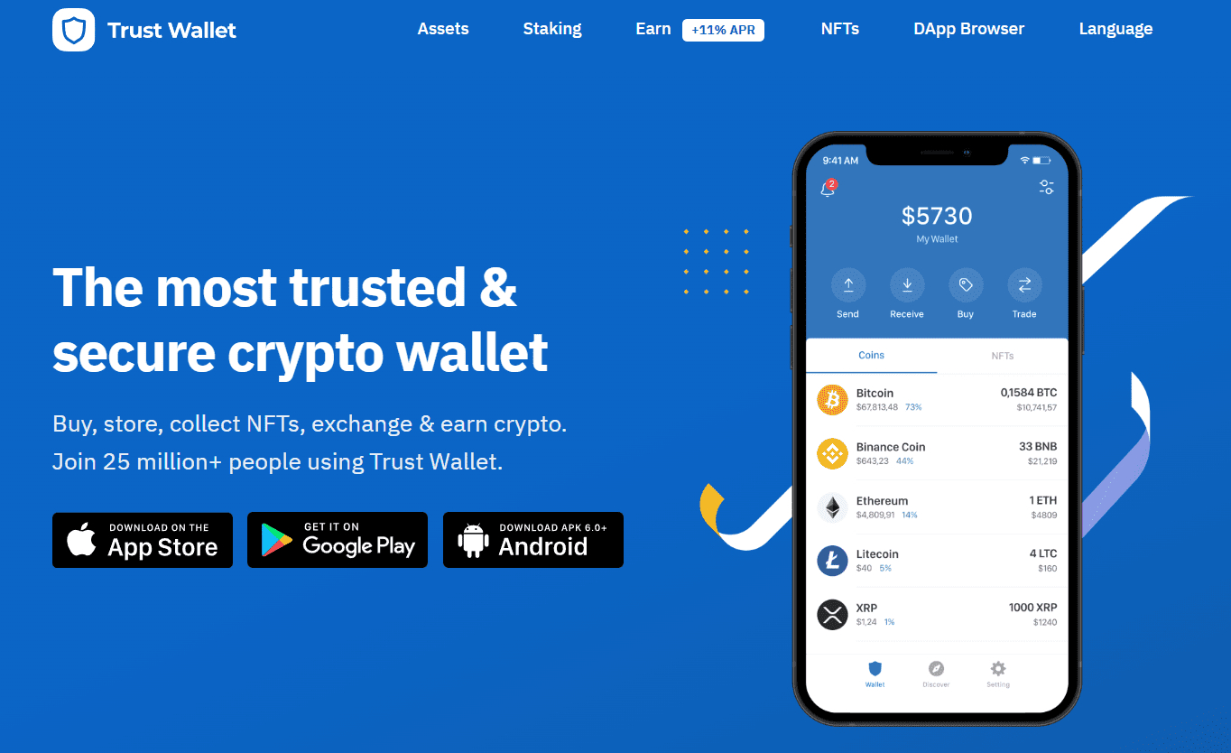 Trust Wallet añade una capa de seguridad para sus usuarios con la integración de Ledger