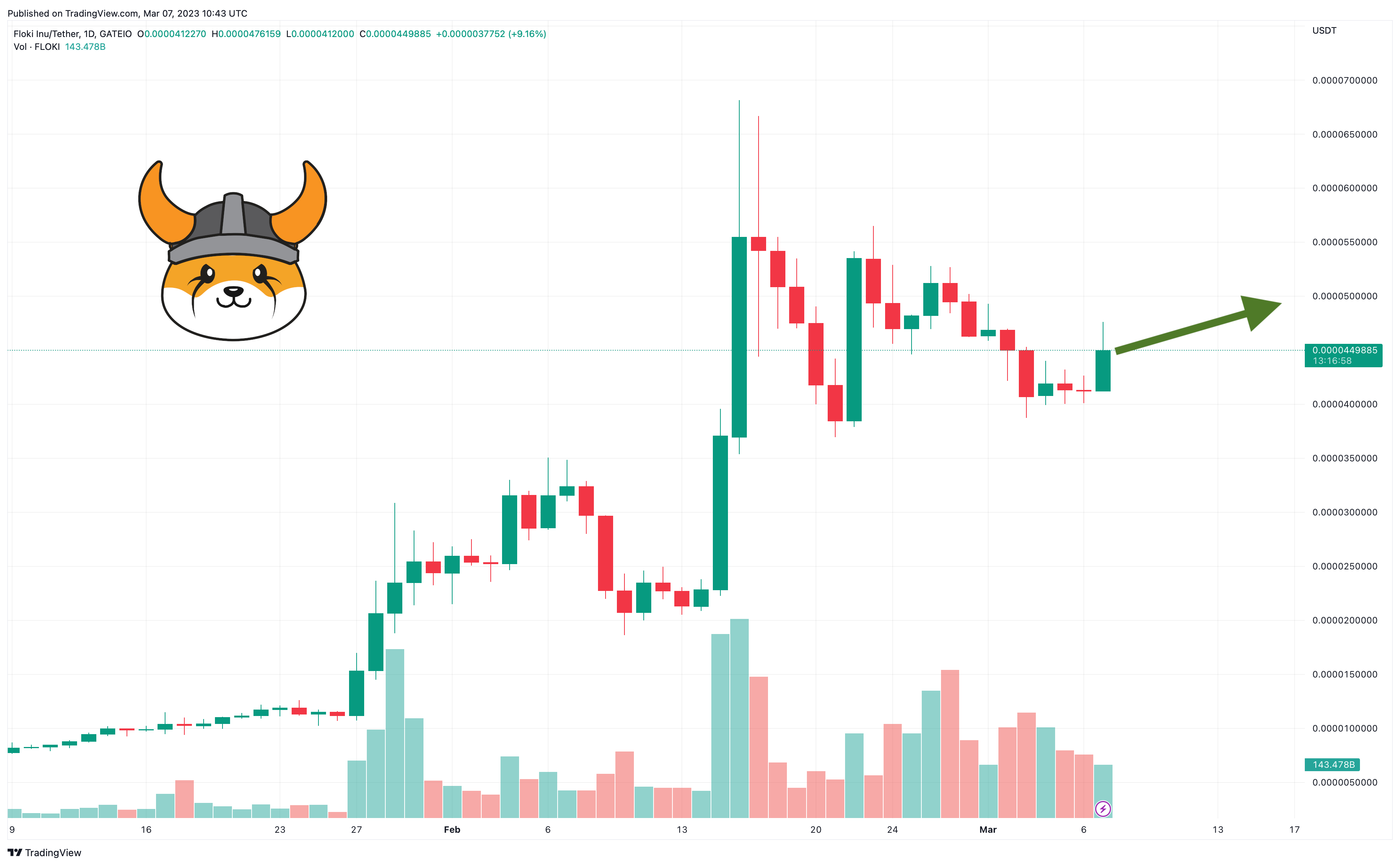 Floki Price Prediction as FLOKI Blasts Up 15 in 24 Hours Can