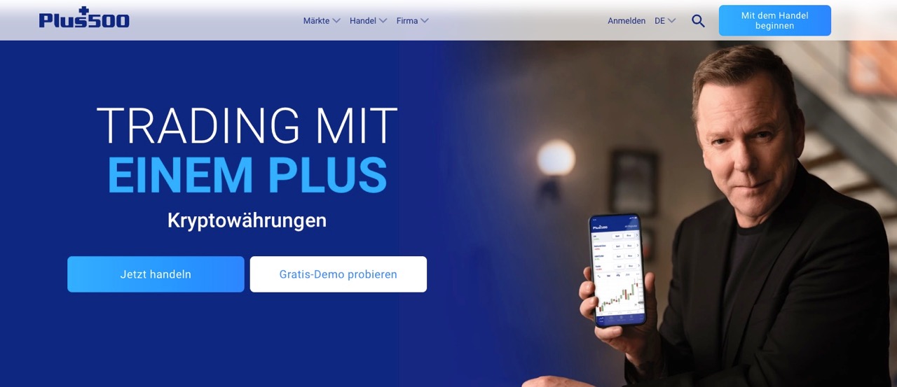 Plus500 Startseite