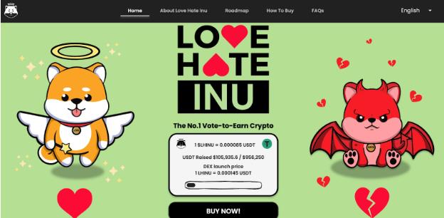 Love Hate Inu – Wird dieser neue Krypto-Vorverkauf die nächste Meme-Coin sein, der explodiert?