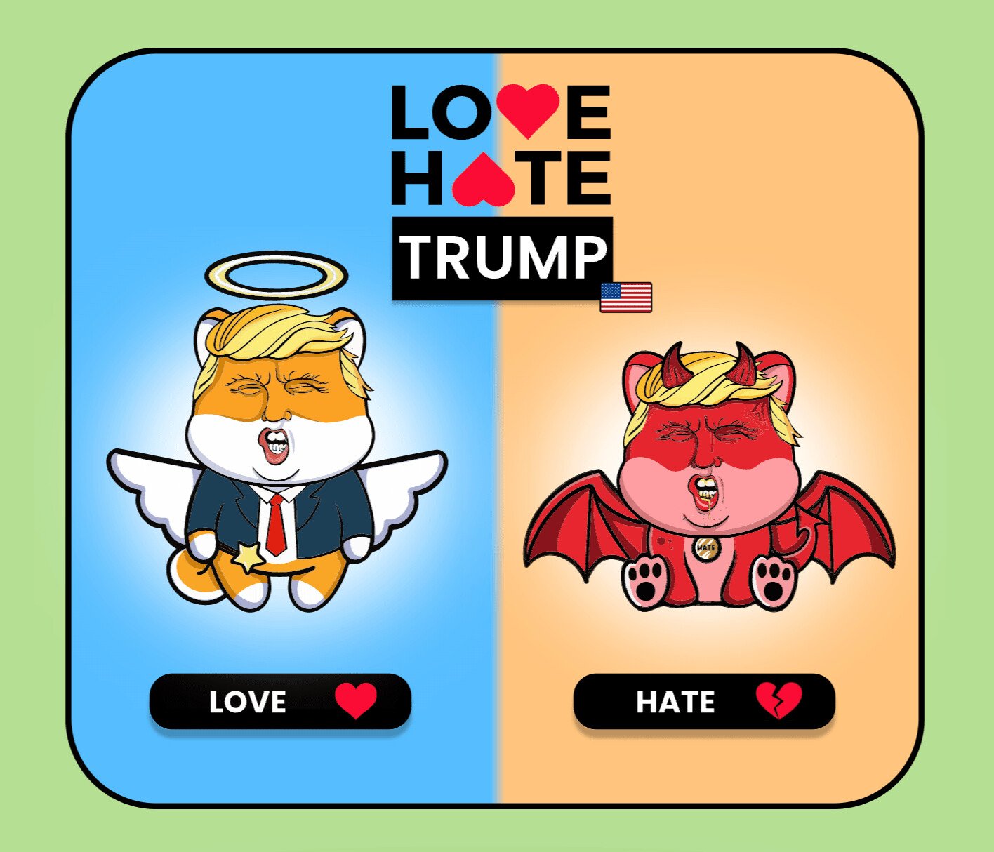 Love Hate Inu - Politieke Meningen