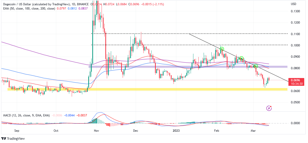 Dogecoin Price Prediction as $500 Million Trading Volume Floods In – Are Whales Buying?