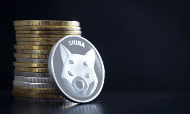 Shiba Inu coin stack