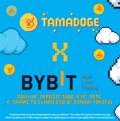 Moeda Meme Tamadoge será listada na Bybits com a sua ajuda – Ganhe US$ 50 em tokens TAMA