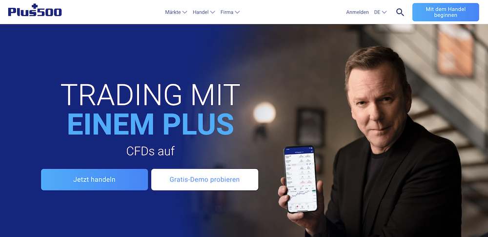 Plus500 Startseite