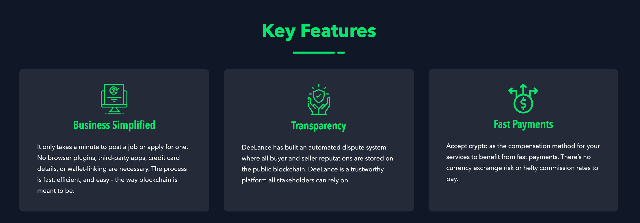 DeeLance koers verwachting - key features