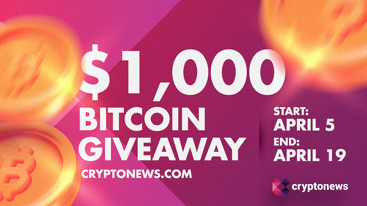 Cryptonews.com $1,000 Bitcoin Giveaway: Alles, was Sie wissen müssen
