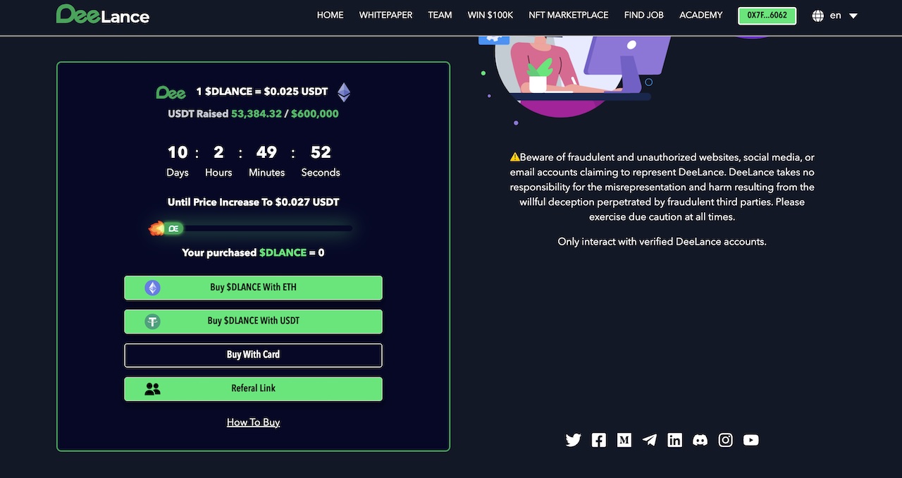 Deelance Wallet Connect