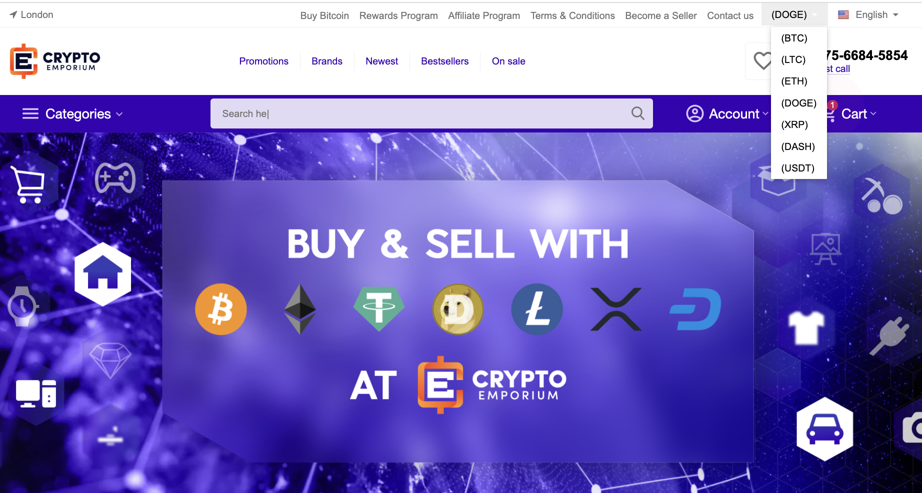 Crypto Emporium online shop