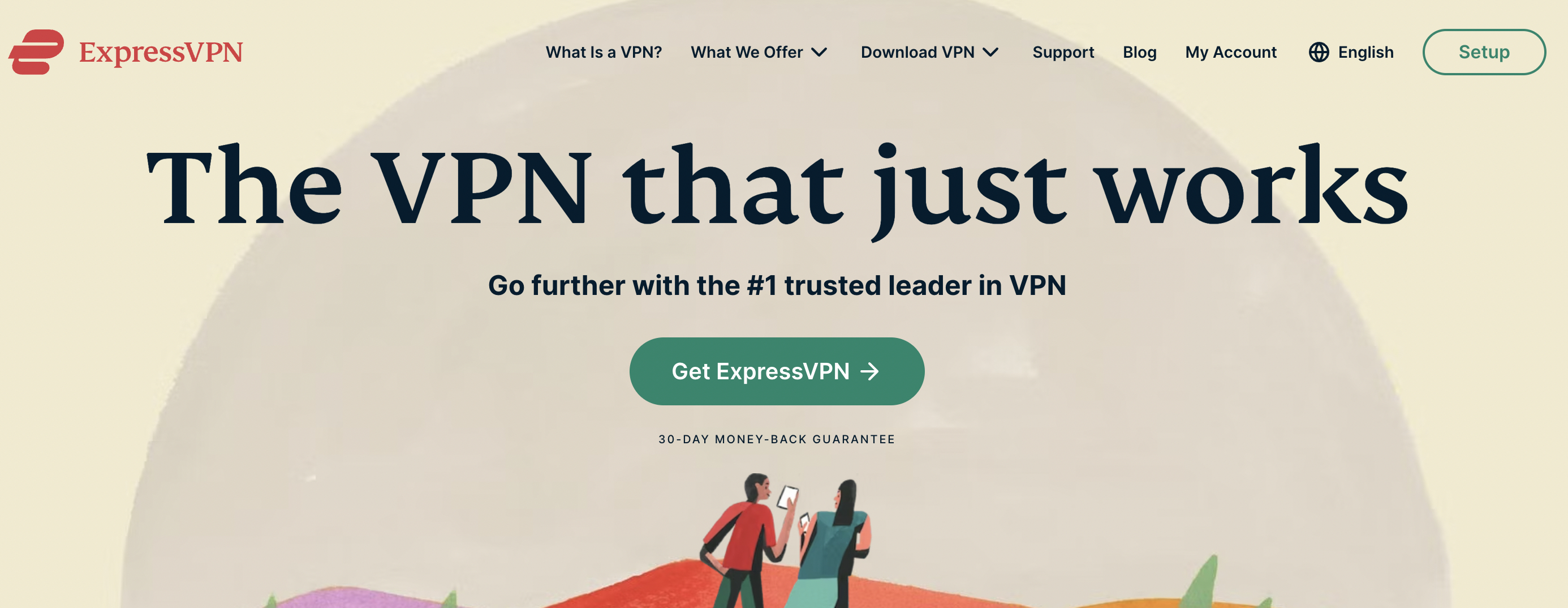 ExpressVPN website