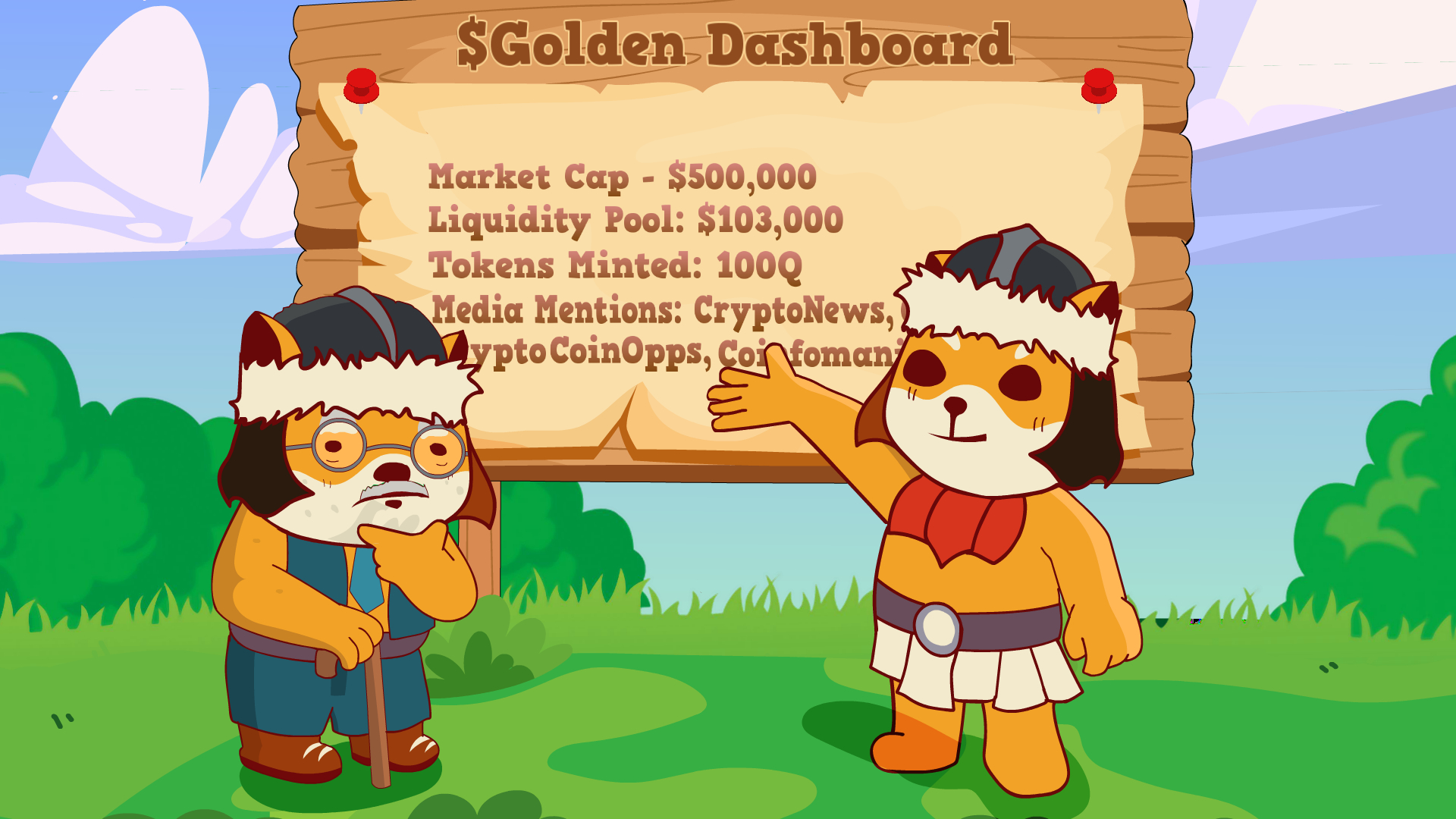 $Golden Dashboard simplifies Golden Inu Token Data &mdash; Bep20 Tokenomics for Dummies