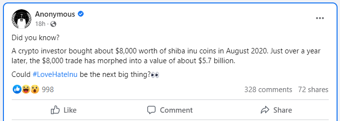Love hate Inu crypto