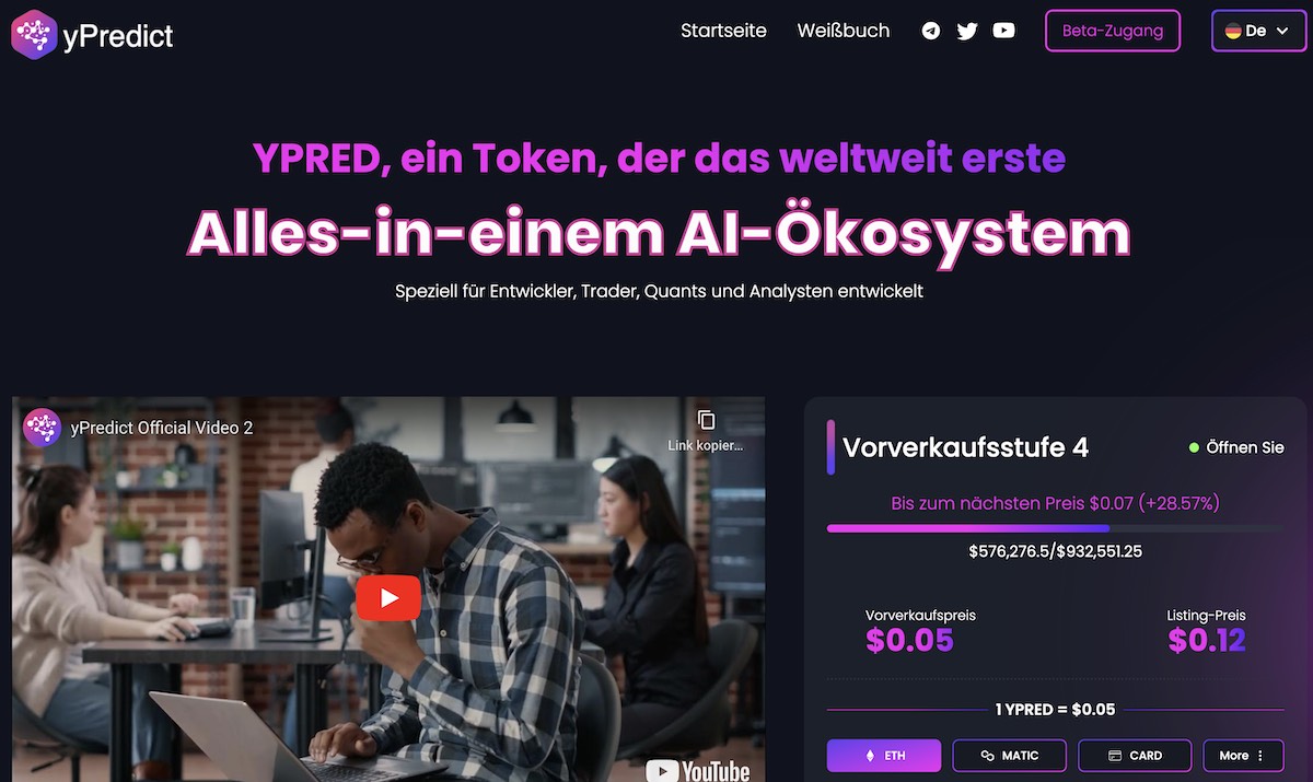 yPredict Startseite