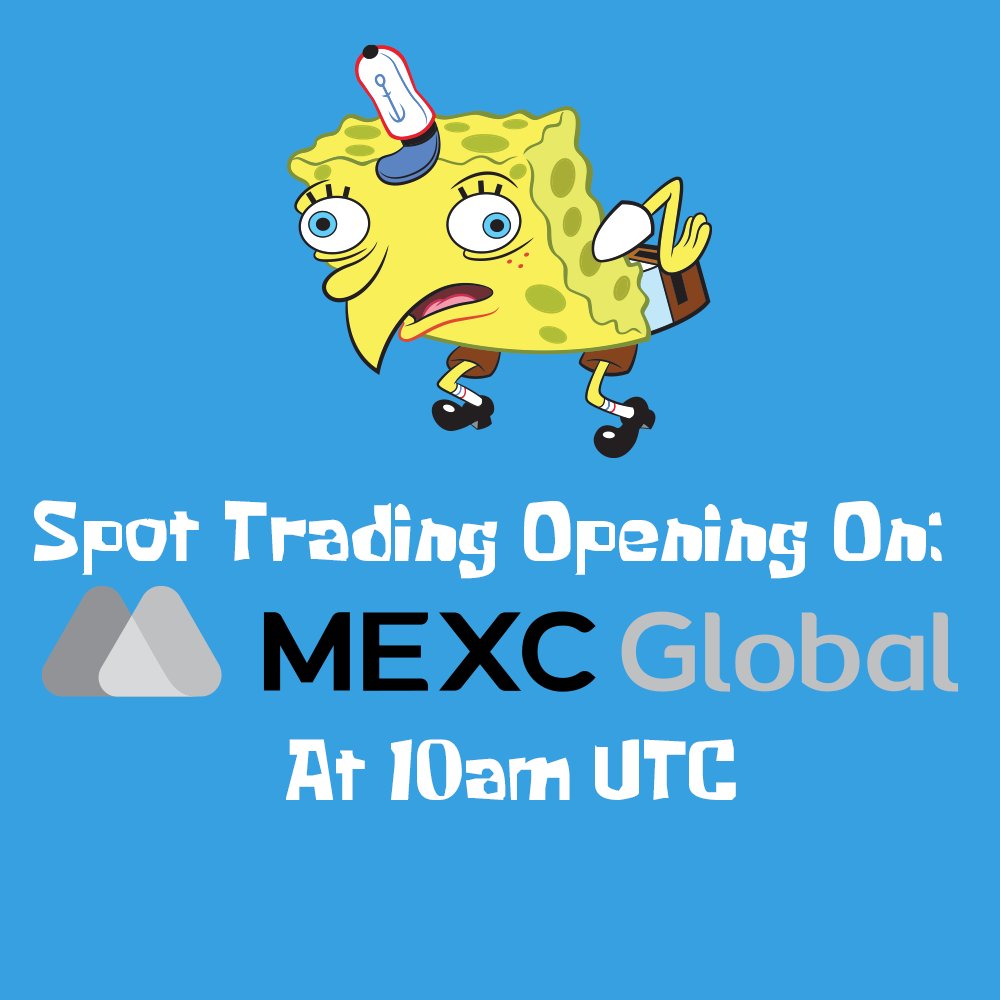 $SPONGE koers stijgt na listing op MEXC - Bidget en Gate.io klaar om de meme coin te listen