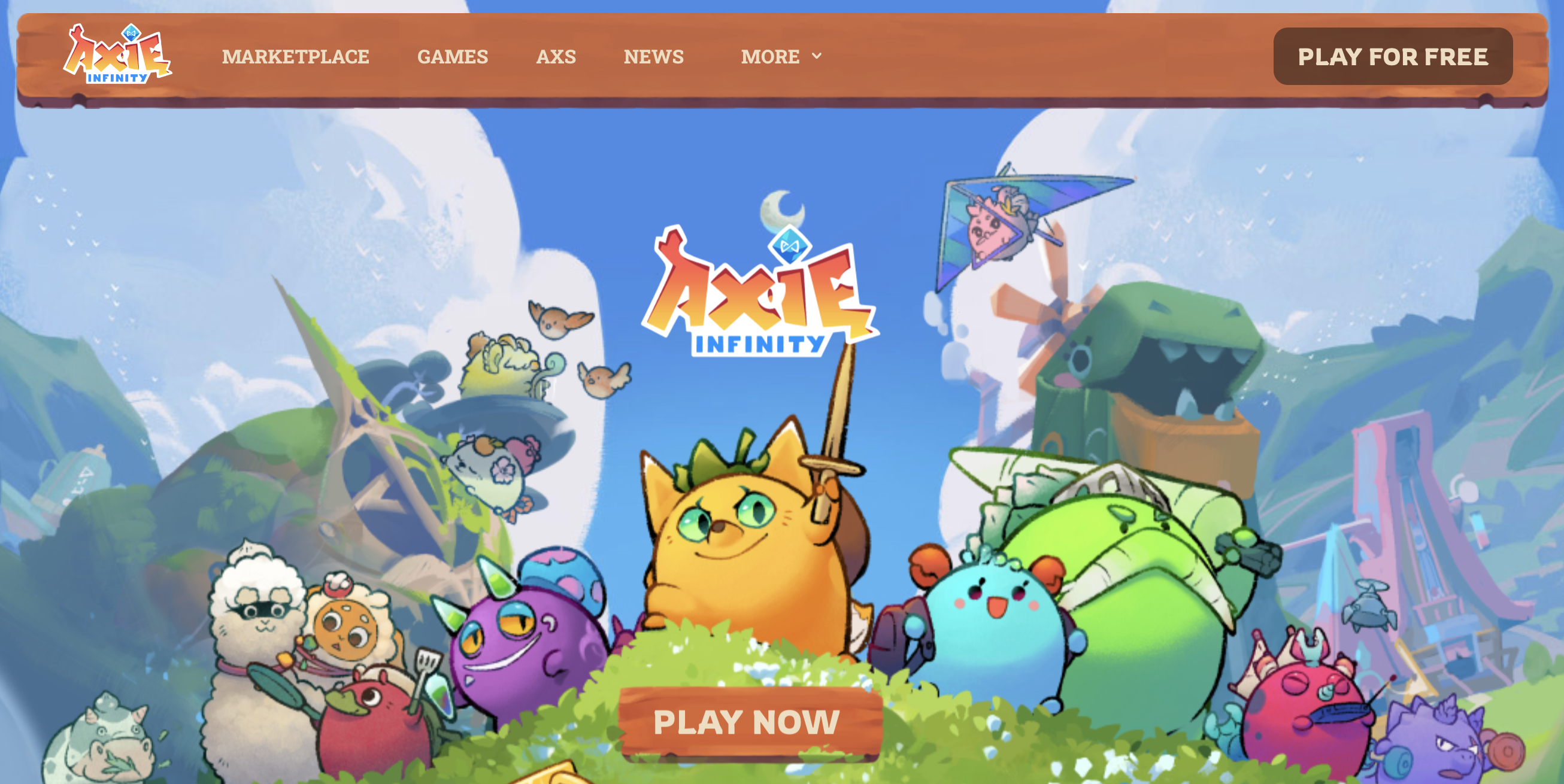 play to earn games - axie infinity